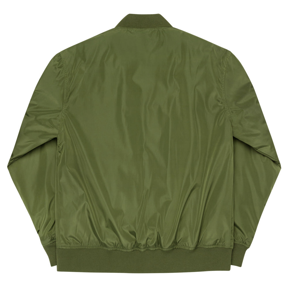 FUNY Premium recycled bomber jacket army back