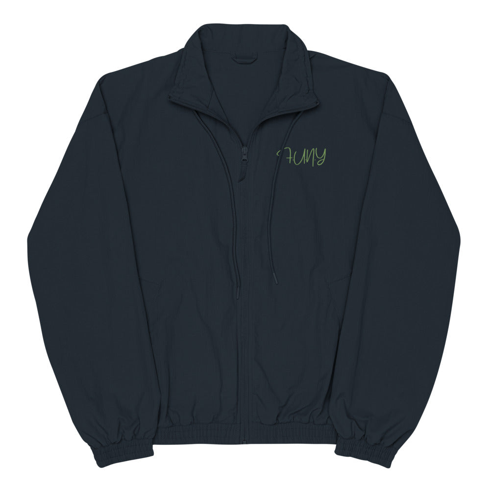 FUNY String Logo Recycled tracksuit jacket french navy front