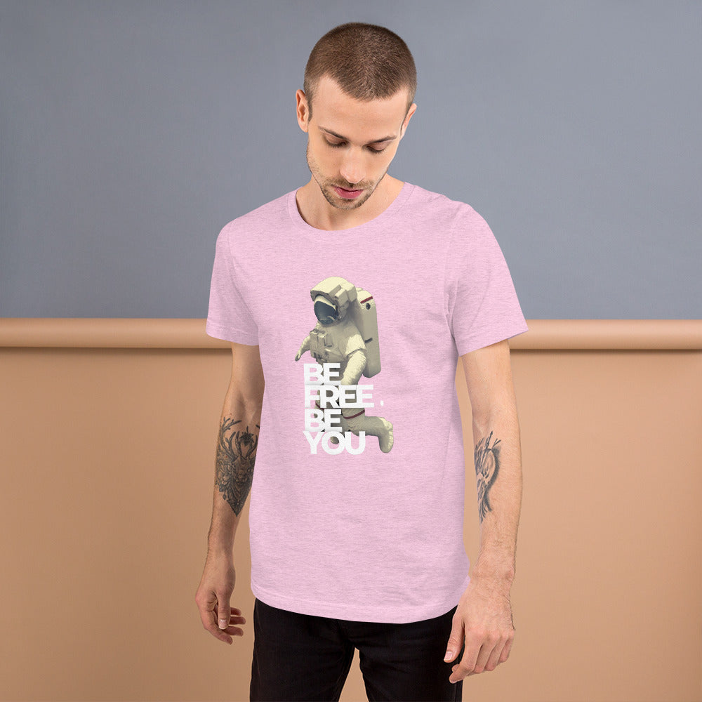 FUNY Spaceman Unisex t-shirt heather prism lilac front