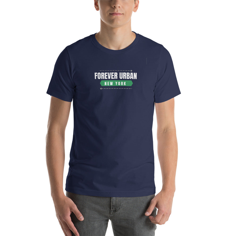 FUNY New Logo Short-sleeve unisex t-shirt navy front 
