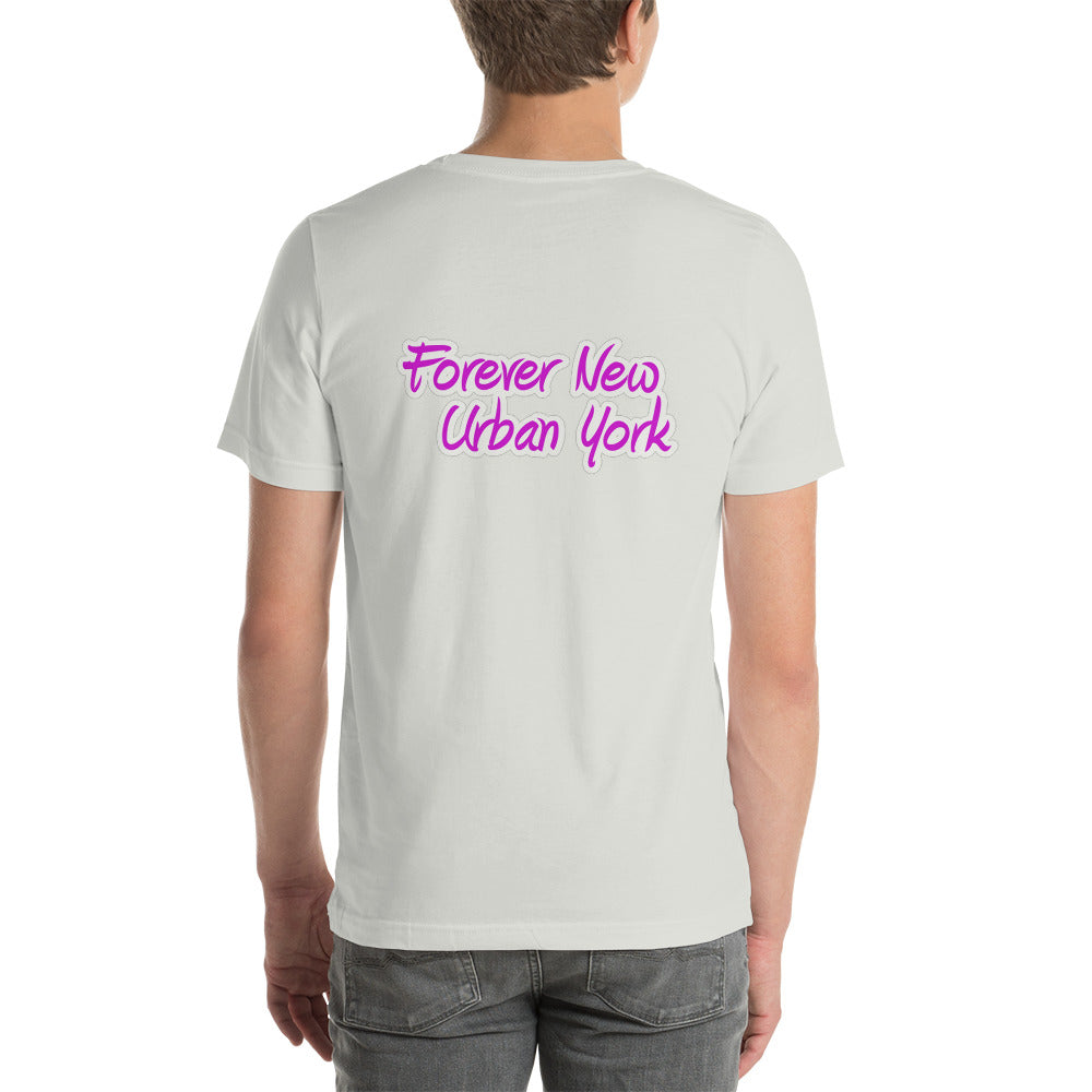 Pink FUNY Logo Short-sleeve unisex t-shirt