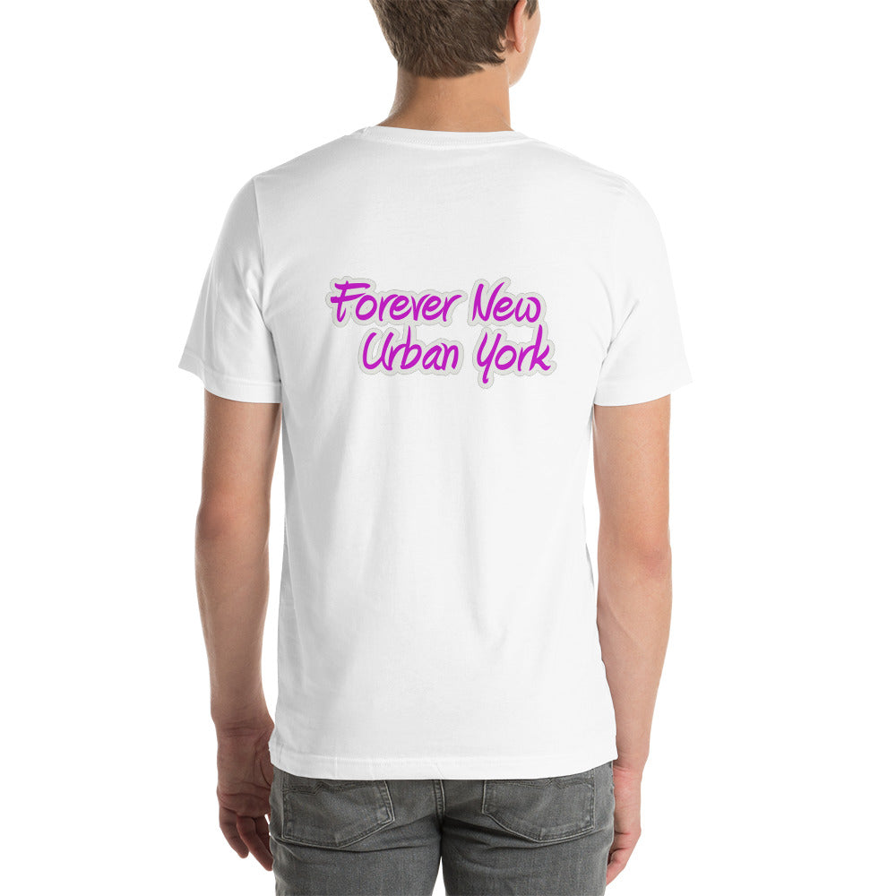 Pink FUNY Logo Short-sleeve unisex t-shirt